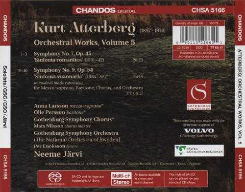 KurtAtterberg-OrchestralWorksVolume5.GothenburgSO.Jarvi.CHANDOS[wav]